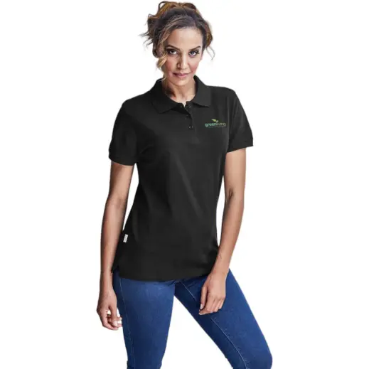 Ladies Okiyo Tenyo Eco Golf Shirt Model